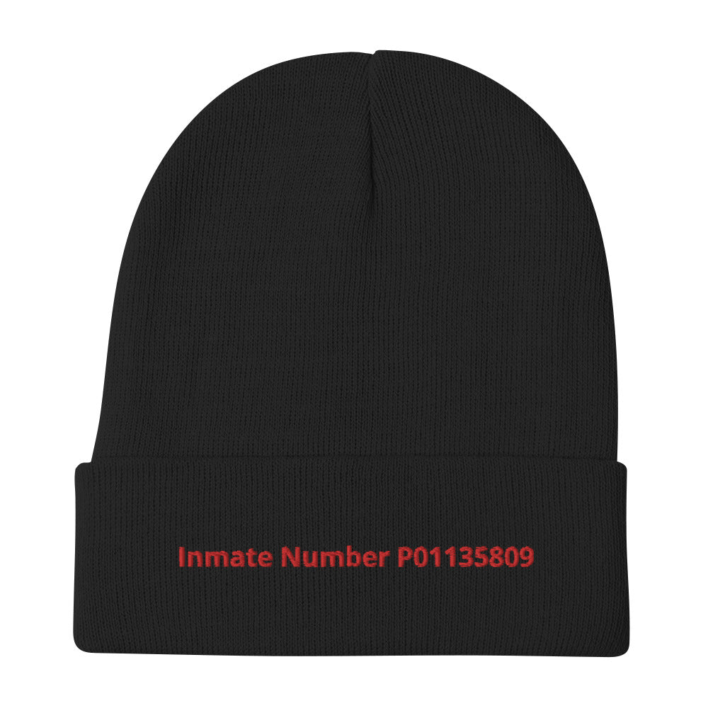 Trump Jail Inmate Number Beanie