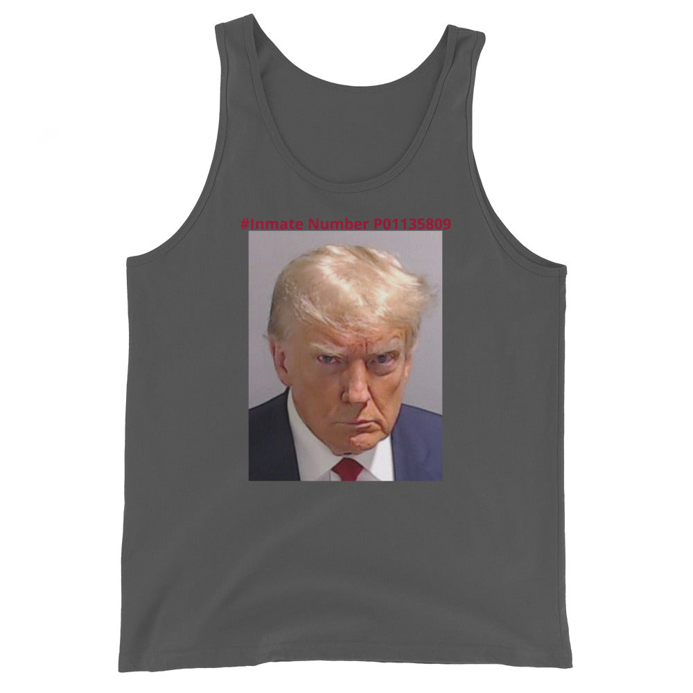 Trump Jail Mug Shot Tank Top