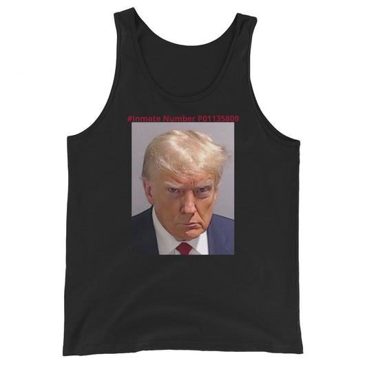 Trump Jail Mug Shot Tank Top