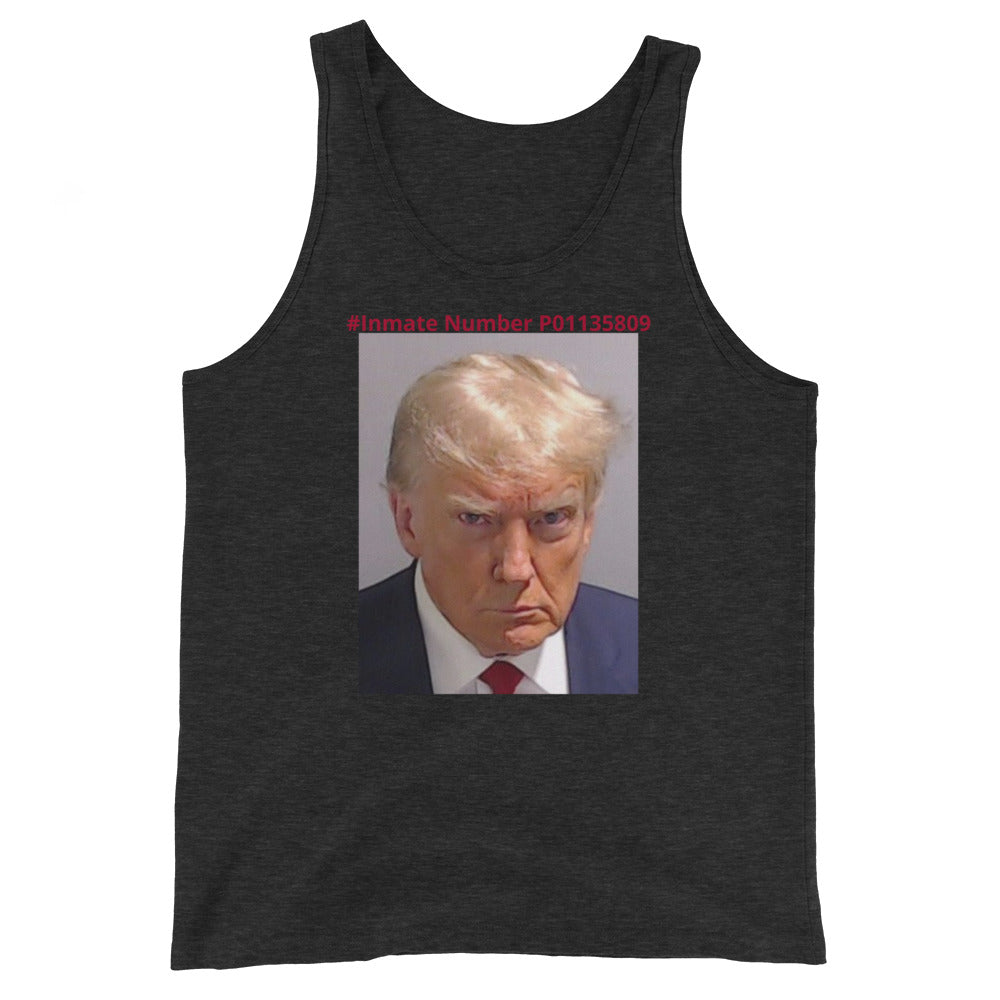 Trump Jail Mug Shot Tank Top