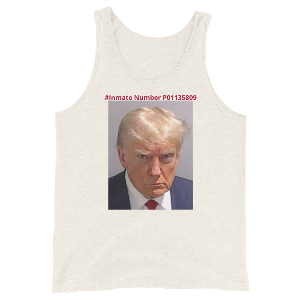 Trump Jail Mug Shot Tank Top