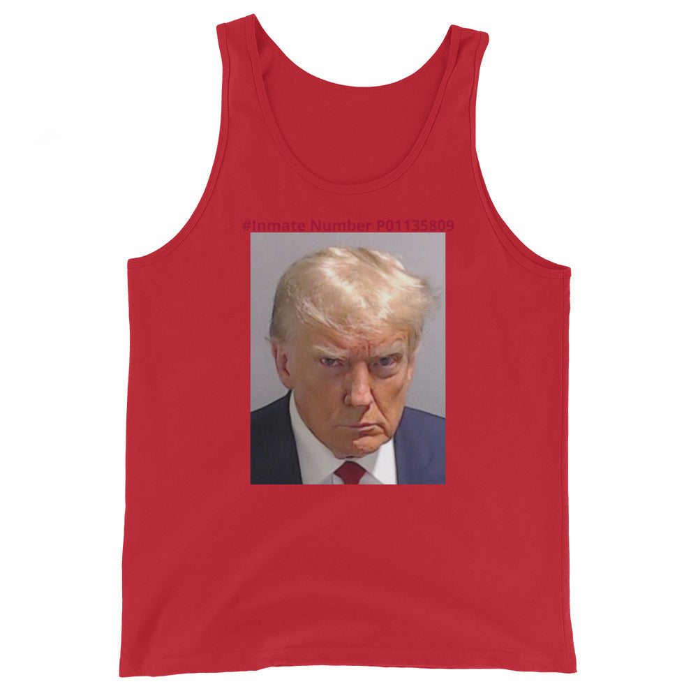 Trump Jail Mug Shot Tank Top