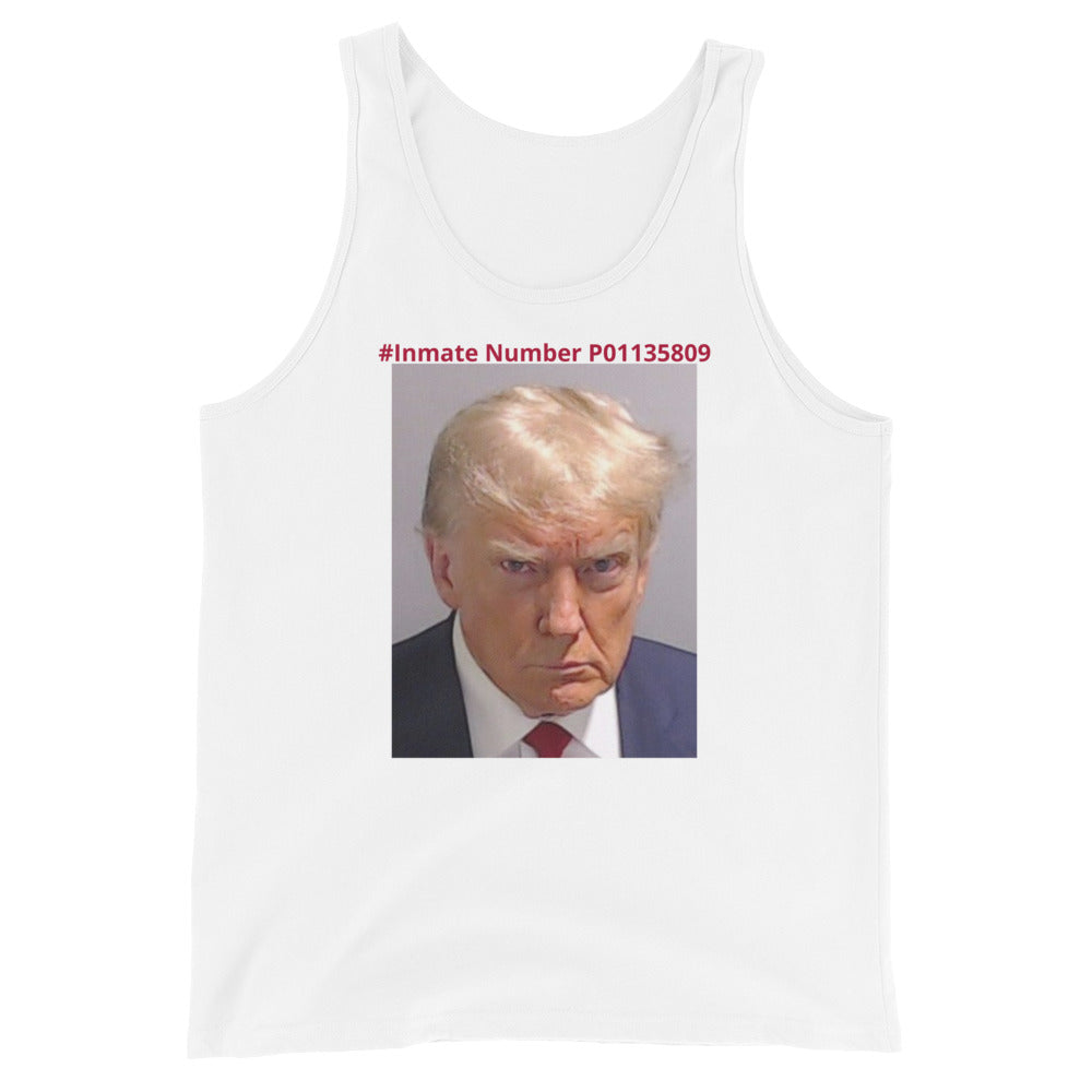 Trump Jail Mug Shot Tank Top