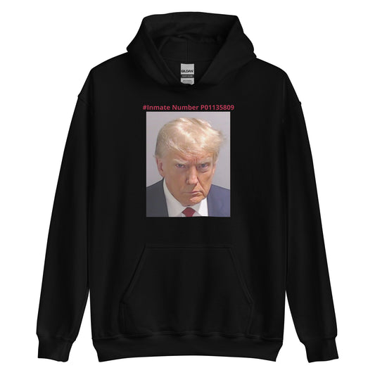 Trump Jail Mug Shot Hoodie